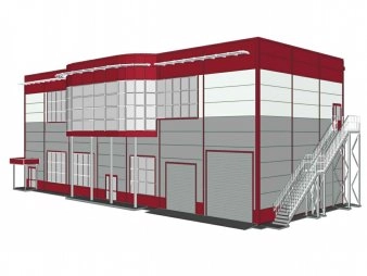 СТО из сэндвич-панелей