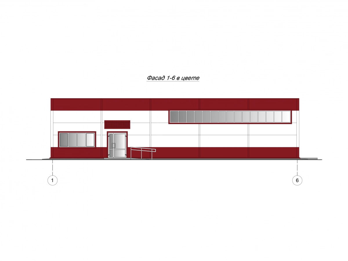 3D визуализация Магазин из сэндвич-панелей - фото 10