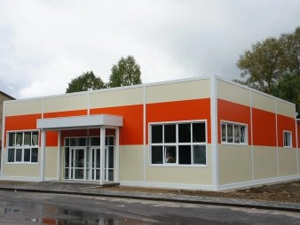  Магазин продуктов из сэндвич-панелей