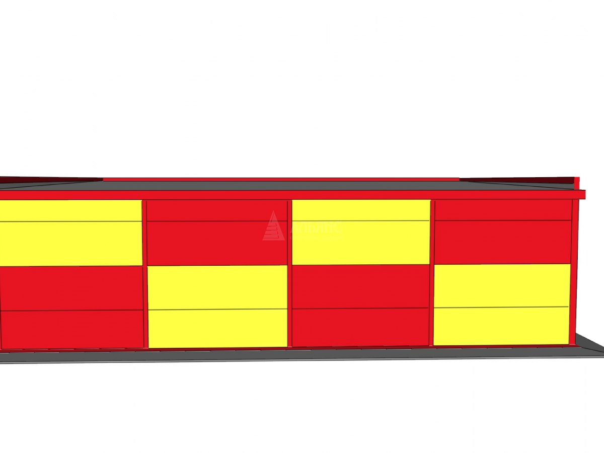 3D визуализация Магазин из сэндвич-панелей - фото 9
