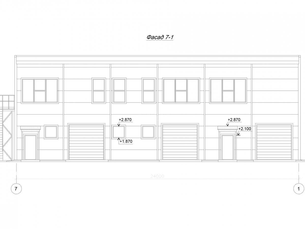 Планировка Офис из сэндвич-панелей -  фото 3