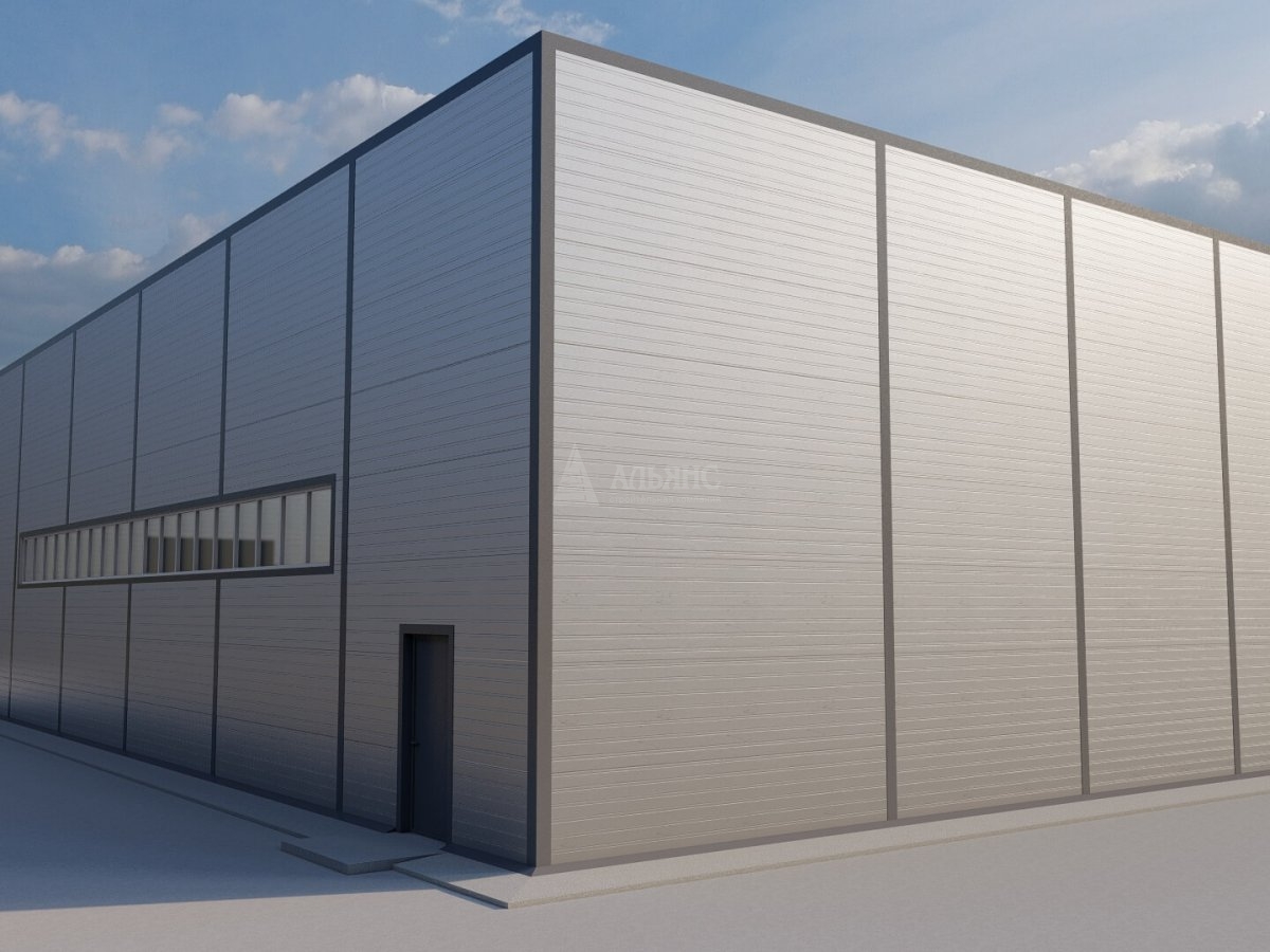 3D визуализация СТО из сэндвич-панелей - фото 2
