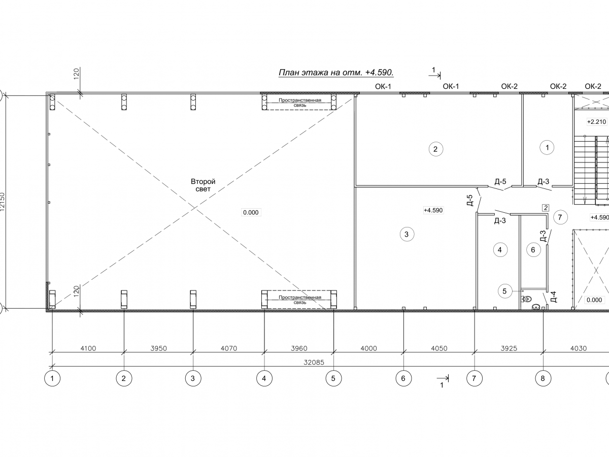 3D визуализация Склад-ангар из сэндвич-панелей - фото 6
